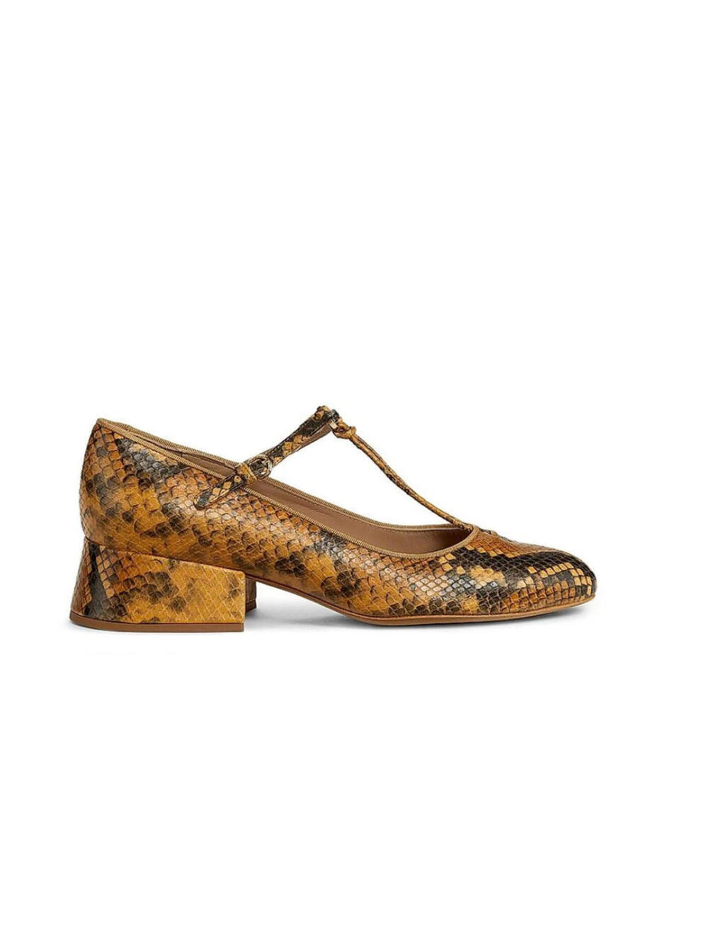 Ulla Johnson Lucy Python Leather Heels, $695 NEW, US 9.5, IT 39.5, Display, S150